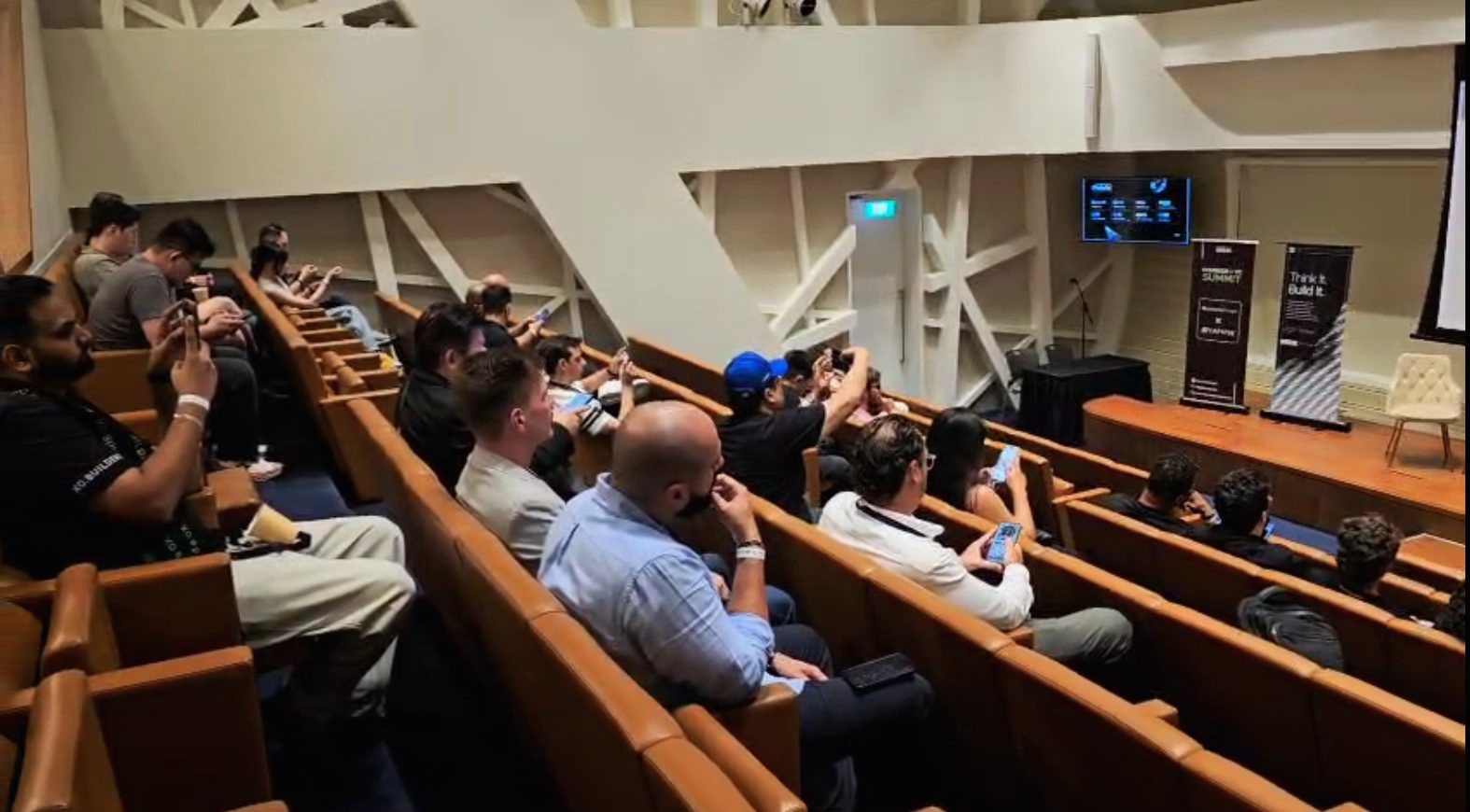 The audience in the auditorium at the Founder × VC Summit in Singapore